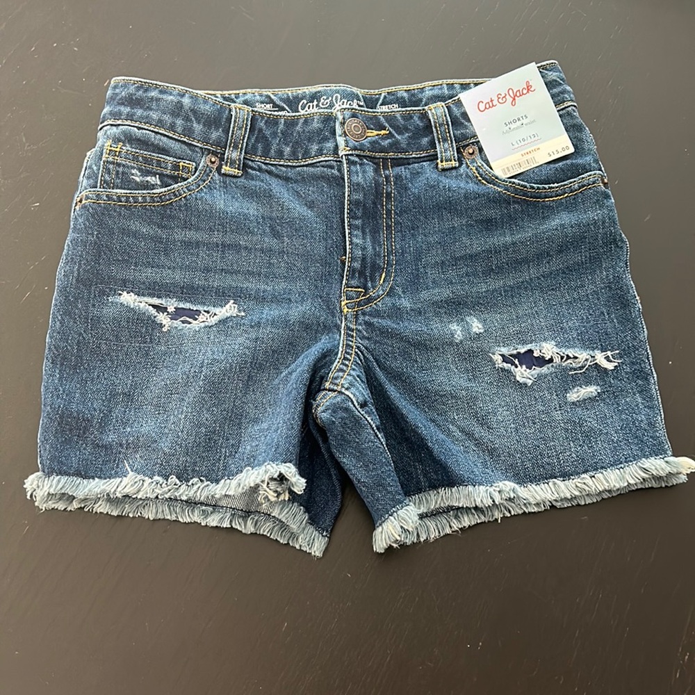 Girls jean shorts